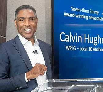 newscaster Calvin Hughes